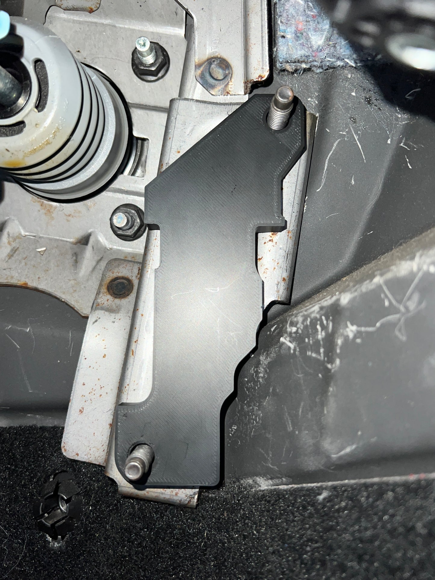 Fiesta MK8 ST Accelerator Pedal Riser Spacer Plate 10mm - Improve Heel & Toe