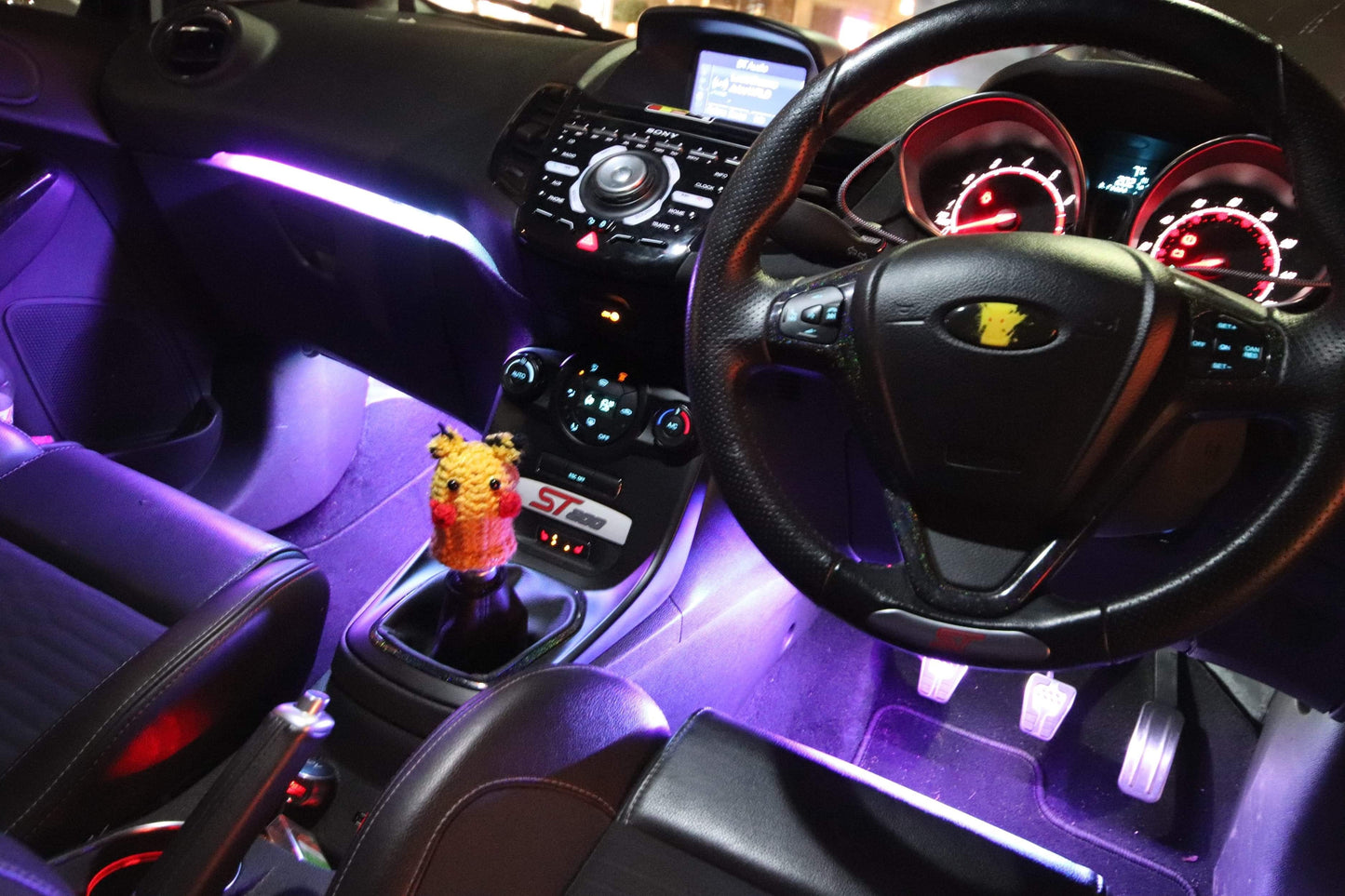 Chaser Edition RGB Glove Box and Footwell Kit - MK7 & MK7.5 Fiesta - Car Enhancements UK